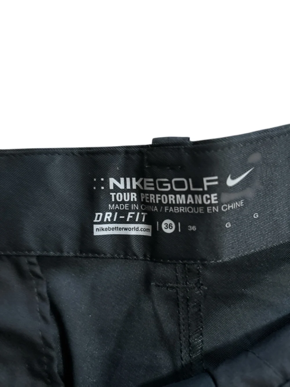 2 Pairs Nike Men’s Black Tour Performance Golf Shorts NWT Dri Fit - Picture 4 of 12